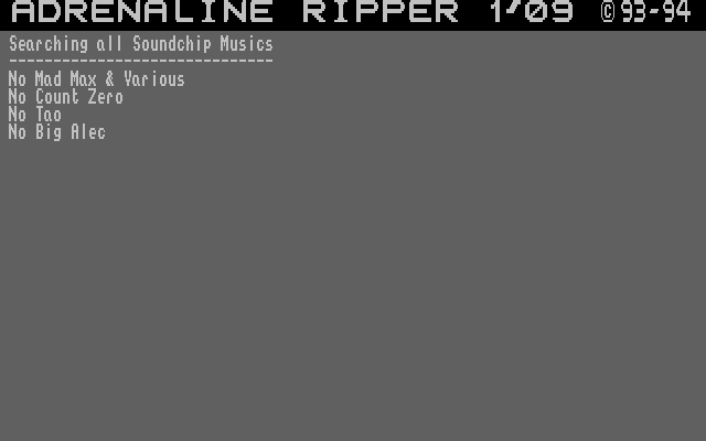 Adrenaline Ripper atari screenshot